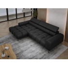 Narożnik PLAZA MINI wolnostojący Lewostronny w tkaninie Promocyjnej SOLAR 99 WERSAL