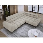 Narożnik PLAZA L wolnostojący Prawostronny w tkaninie CLOUD 03 WERSAL