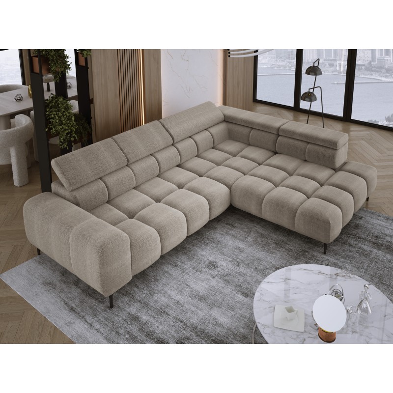 Narożnik PLAZA L wolnostojący Prawostronny w tkaninie EDEN 04 WERSAL