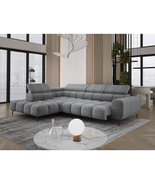 Narożnik PLAZA L wolnostojący Lewostronny w tkaninie EDEN 18 WERSAL