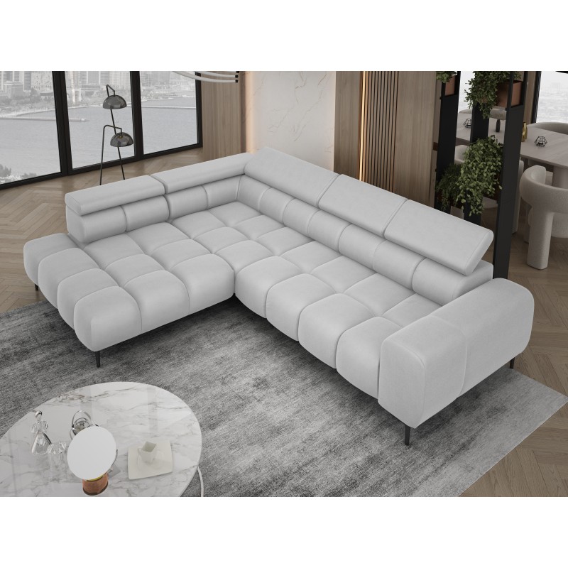 Narożnik PLAZA L wolnostojący Lewostronny w tkaninie SOLAR 80 WERSAL