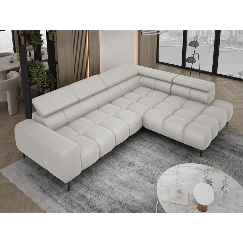 Narożnik PLAZA L wolnostojący Prawostronny w tkaninie SOLAR 03 WERSAL