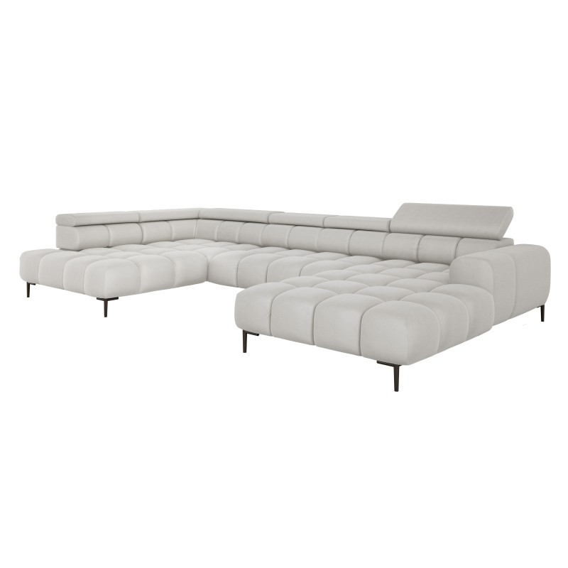 Narożnik PLAZA XL Lewostronny Elektryczna regulacja Tkanina SOLAR 01 WERSAL Narożnik PLAZA XL Lewostronny Elektryczna regulacja Tkanina SOLAR 01 WERSAL