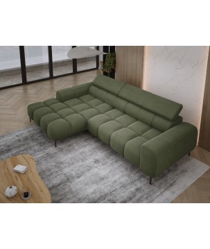 Narożnik PLAZA MINI wolnostojący Lewostronny w tkaninie Promocyjnej APHRODITE 12 WERSAL