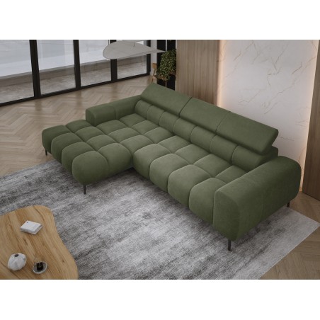 Narożnik PLAZA MINI wolnostojący Lewostronny w tkaninie Promocyjnej APHRODITE 12 WERSAL