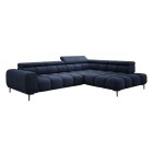 Narożnik PLAZA L wolnostojący Prawostronny w tkaninie CLOUD 79 WERSAL