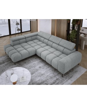 Narożnik PLAZA L wolnostojący Lewostronny w tkaninie CLOUD 81 WERSAL