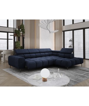 Narożnik PLAZA L wolnostojący Prawostronny w tkaninie CLOUD 79 WERSAL