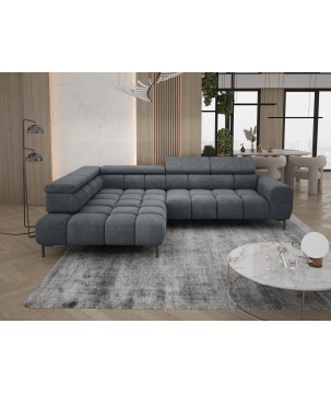Narożnik PLAZA L wolnostojący Lewostronny w tkaninie CLOUD 97 WERSAL