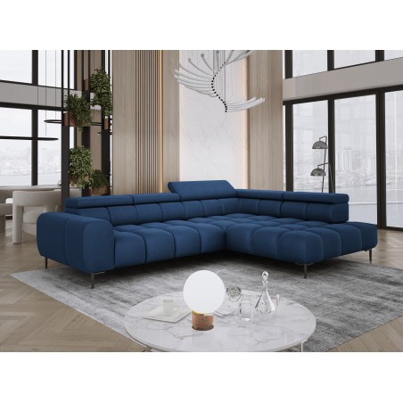 Narożnik PLAZA L wolnostojący Prawostronny w tkaninie SOLAR 79 WERSAL