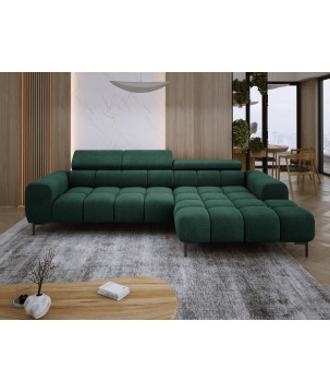 Narożnik PLAZA MINI wolnostojący Prawostronny w tkaninie CLOUD 39 WERSAL