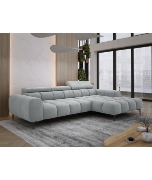 Narożnik PLAZA MINI wolnostojący Prawostronny w tkaninie CLOUD 81 WERSAL