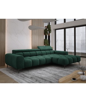 Narożnik PLAZA MINI wolnostojący Prawostronny w tkaninie CLOUD 39 WERSAL