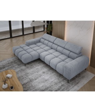 Narożnik PLAZA MINI wolnostojący Lewostronny w tkaninie CLOUD 82 WERSAL