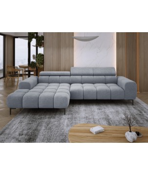 Narożnik PLAZA MINI wolnostojący Lewostronny w tkaninie CLOUD 82 WERSAL