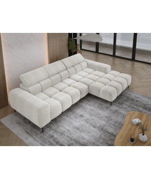 Narożnik PLAZA MINI wolnostojący Prawostronny w tkaninie EDEN 01 WERSAL