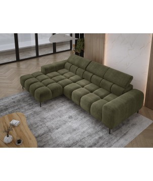 Narożnik PLAZA MINI wolnostojący Lewostronny w tkaninie EDEN 12 WERSAL