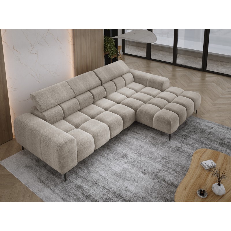 Narożnik PLAZA MINI wolnostojący Prawostronny w tkaninie EDEN 04 WERSAL