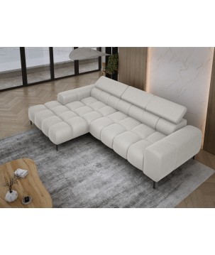 Narożnik PLAZA MINI wolnostojący Lewostronny w tkaninie SOLAR 03 WERSAL