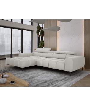 Narożnik PLAZA MINI wolnostojący Lewostronny w tkaninie SOLAR 03 WERSAL