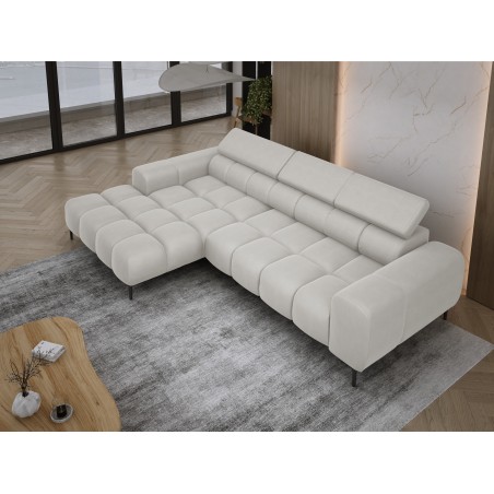 Narożnik PLAZA MINI wolnostojący Lewostronny w tkaninie SOLAR 03 WERSAL