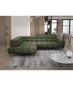 Narożnik PLAZA L wolnostojący Lewostronny w tkaninie Promocyjnej APHRODITE 12 WERSAL