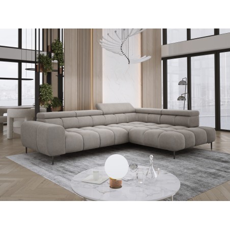 Narożnik PLAZA L wolnostojący Prawostronny w tkaninie Promocyjnej APHRODITE 04 WERSAL