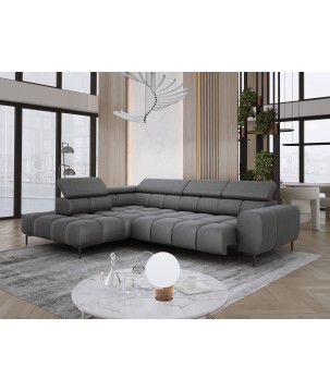 Narożnik PLAZA L wolnostojący Lewostronny w tkaninie Promocyjnej SOLAR 96 WERSAL