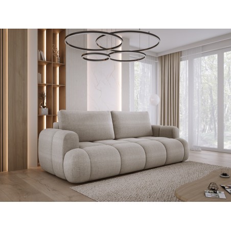 Sofa Kanapa BOMO 3 osobowa z funkcją spania i pojemnikiem w tkaninie EDEN 04 WERSAL