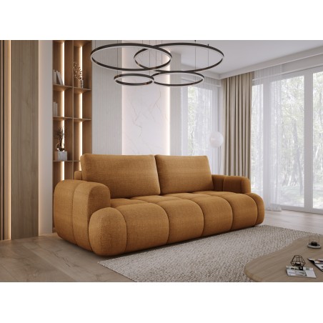 Sofa Kanapa BOMO 3 osobowa z funkcją spania i pojemnikiem w tkaninie EDEN 10 WERSAL