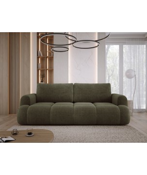 Sofa Kanapa BOMO 3 osobowa z funkcją spania i pojemnikiem w tkaninie EDEN 12 WERSAL