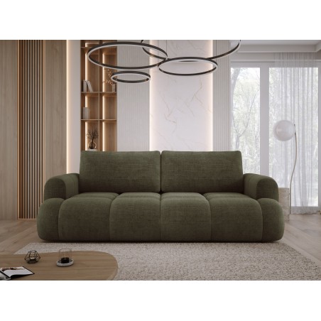 Sofa Kanapa BOMO 3 osobowa z funkcją spania i pojemnikiem w tkaninie EDEN 12 WERSAL