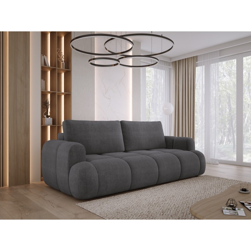 Sofa Kanapa BOMO 3 osobowa z funkcją spania i pojemnikiem w tkaninie EDEN 20 WERSAL