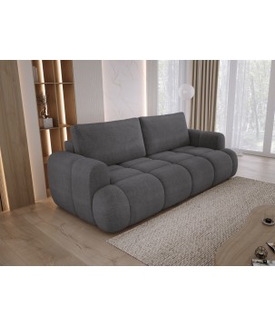 Sofa Kanapa BOMO 3 osobowa z funkcją spania i pojemnikiem w tkaninie EDEN 20 WERSAL