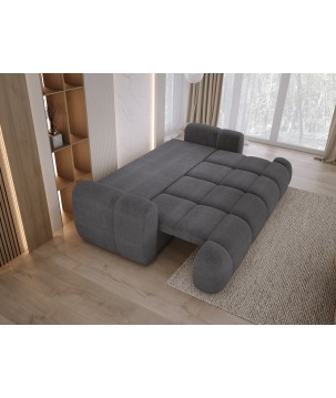 Sofa Kanapa BOMO 3 osobowa z funkcją spania i pojemnikiem w tkaninie EDEN 20 WERSAL