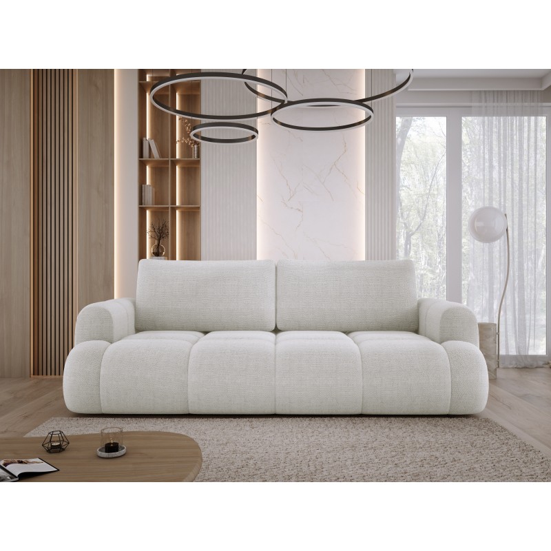 Sofa Kanapa BOMO 3 osobowa z funkcją spania i pojemnikiem w tkaninie EDEN 01 WERSAL