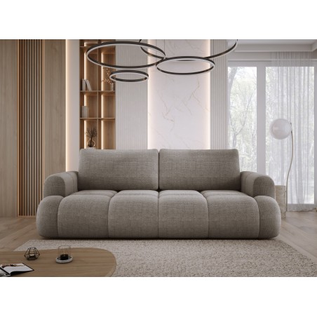 Sofa Kanapa BOMO 3 osobowa z funkcją spania i pojemnikiem w tkaninie EDEN 07 WERSAL