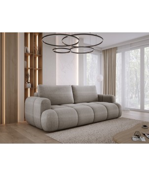 Sofa Kanapa BOMO 3 osobowa z funkcją spania i pojemnikiem w tkaninie EDEN 07 WERSAL