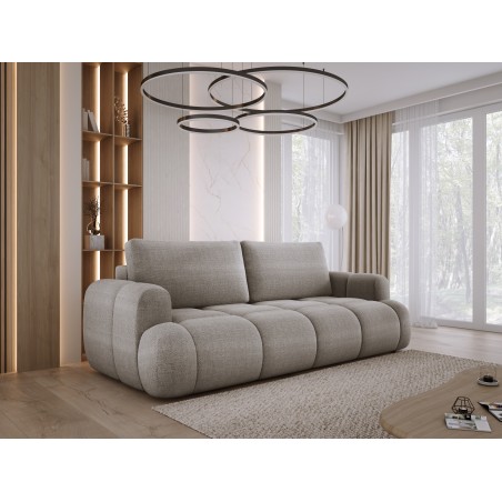 Sofa Kanapa BOMO 3 osobowa z funkcją spania i pojemnikiem w tkaninie EDEN 07 WERSAL