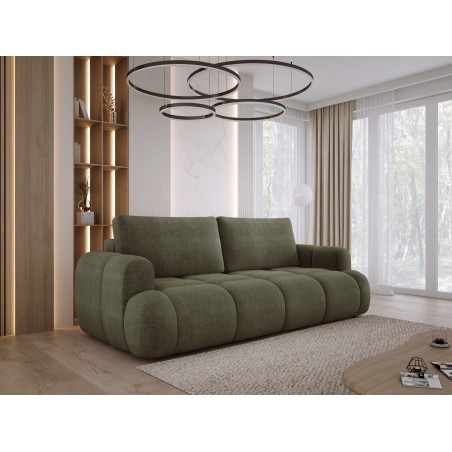 Sofa Kanapa BOMO 3 osobowa z funkcją spania i pojemnikiem w tkaninie EDEN 12 WERSAL