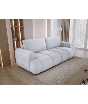 Sofa Kanapa BOMO 3 osobowa z funkcją spania i pojemnikiem w tkaninie EDEN 17 WERSAL