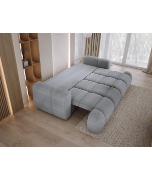 Sofa Kanapa BOMO 3 osobowa z funkcją spania i pojemnikiem w tkaninie EDEN 18 WERSAL