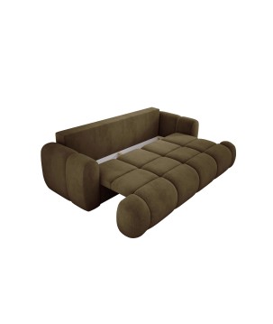 Sofa Kanapa BOMO 3 osobowa z funkcją spania i pojemnikiem w tkaninie SALVADOR 10 WERSAL