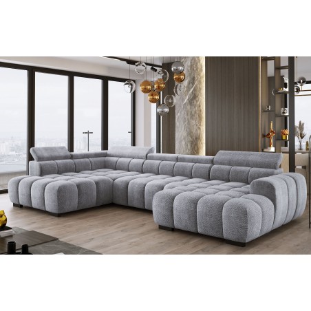 Narożnik BULL XL Lewostronny z elektryczną funkcją regulacji tkanina Eden 18 WERSAL