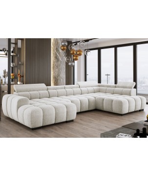 Narożnik BULL XL Prawostronny z elektryczną funkcją regulacji tkanina Eden 01 WERSAL