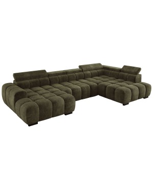 Narożnik BULL XL Prawostronny z elektryczną funkcją regulacji tkanina Eden 12 WERSAL