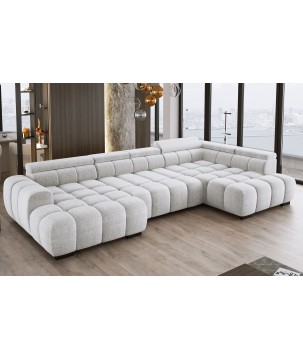 Narożnik BULL XL Prawostronny z elektryczną funkcją regulacji tkanina Eden 17 WERSAL