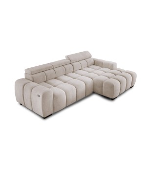 Narożnik OMBO S MINI Prawostronny z Elektryczną Regulacją SALVADOR 01