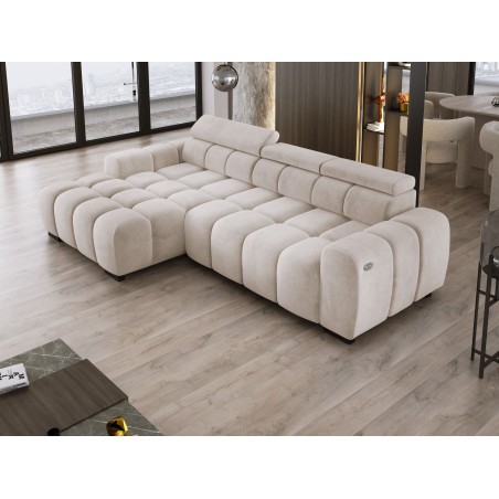 Narożnik OMBO S MINI Lewostronny z Elektryczną Regulacją SALVADOR 01