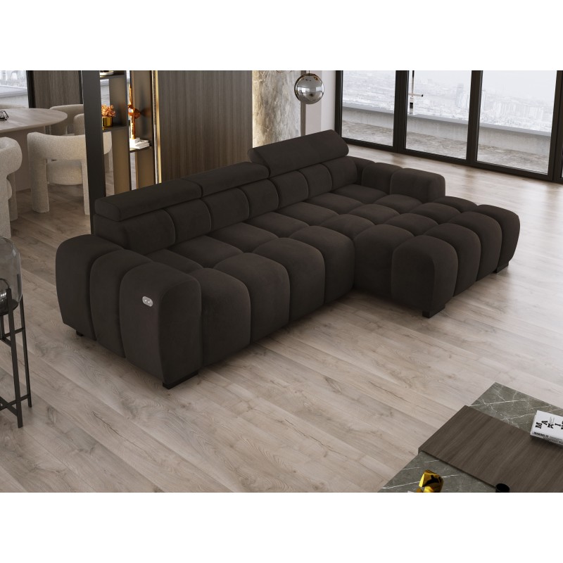 Narożnik OMBO S MINI Prawostronny z Elektryczną Regulacją SALVADOR 04